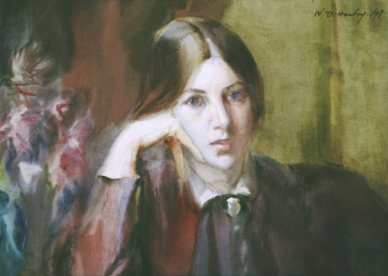 Wilhelmina Douglas Hawley-Self Portrait